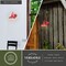Vaxcel Dorado 1 Light Dusk to Dawn Red White Farmhouse Barn Dome Outdoor Wall Lantern T0486 - alternate 8